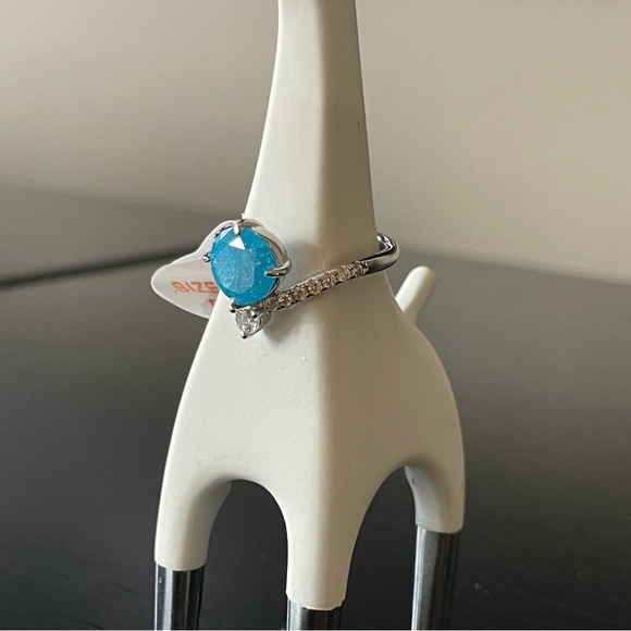 BP Blue Ice Crystal Sterling Ring (RBP 5025) - Picture 7 of 12